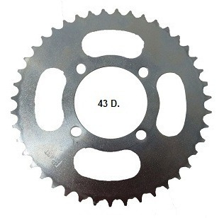 Refacción Kurazai Fighter 200 Sprocket Trasero 14-17