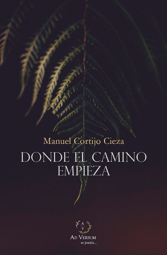 Donde El Camino Empieza, De Manuelcortijo Cieza. Editorial Editorial Ars Poetica, Tapa Blanda En Español, 2022