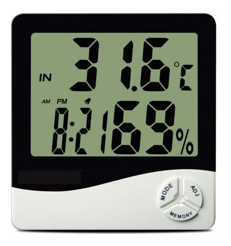 Termo-higrômetro Digita Temperatura Umidade Max Min Incoterm