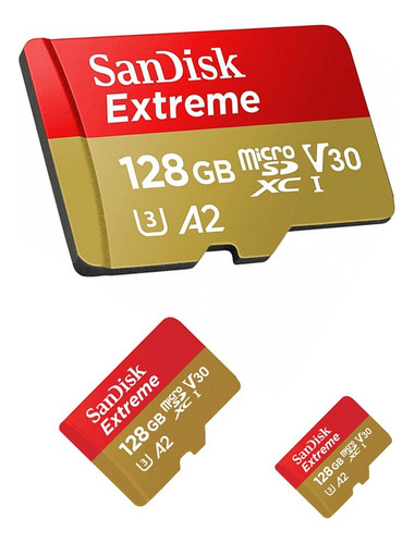 Memoria Microsd 128gb Extreme A2 Xc Android 4k Uhd Pc