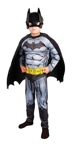 Disfraz Batman Con Músculos Niño Cotillón Activarte