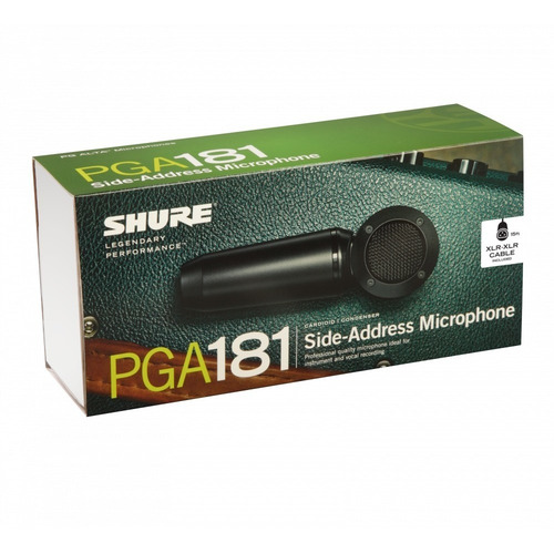 Micrófono Shure Pga181xlr De Condensador Captación Lateral