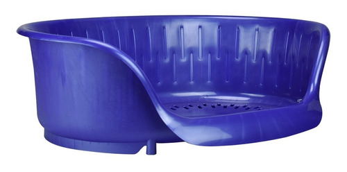 Cama De Plastico Med Para Perro 66 Cm Sp0 Color Azul Diseño MPS