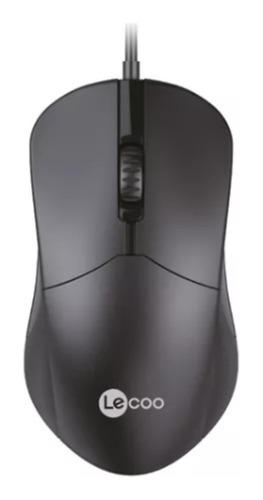 Mouse Office Wired Com Fio Usb 1200 Dpi Lecoo By Lenovo Cor Preto