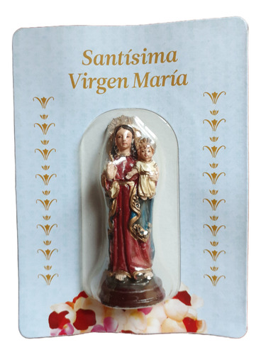 Antigua Estatuilla Santísima Virgen María 