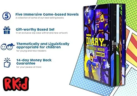 Robloxia Kid Diary Of A Roblox Noob: Juego En Caja De 1 A 5