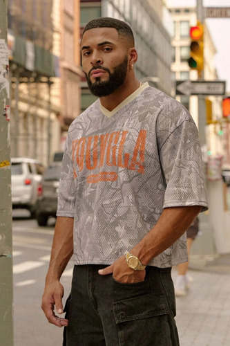 Camiseta Holgada New Para Hombre, Deportiva