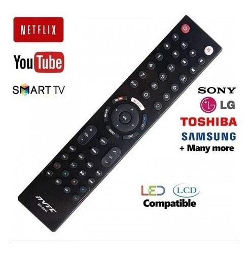 Control Remoto Universal Smart Tv LG Sony Samsung Philips