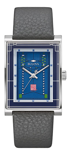 Bulova Frank Lloyd Wright Robie House Reloj De Cuarzo Para H