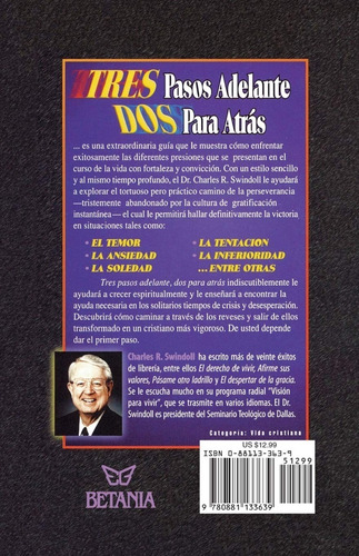 Imagen 2 de 2 de Tres Pasos Adelante, Dos Para Atrás- Con Guía De Estudio