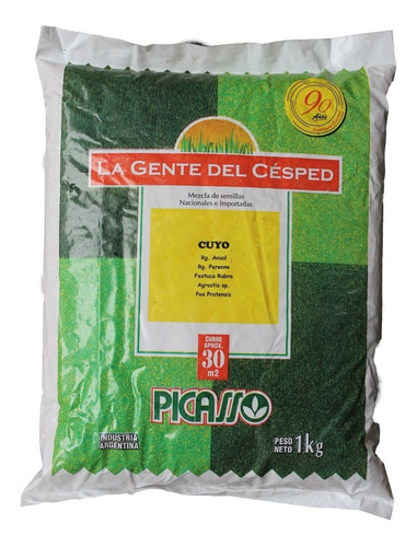 Semillas De Cesped Ryegrass Poa Region Noa Cuyo 1kg Picasso