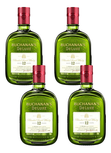 Buchanan's Deluxe 750ml Blend Whisky X4
