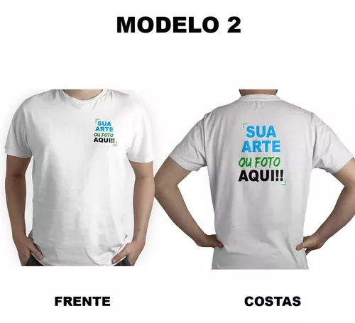 Camiseta Personalizada C/ Sua Estampa, logo, criatividade 2