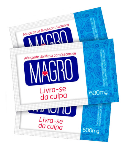 Adoçante De Mesa Magro Tradicional Caixa Com 1000 X 0,5g