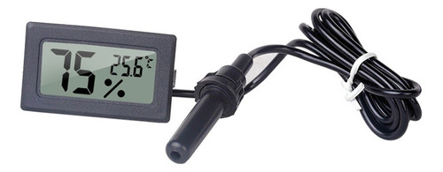 Mini Medidor De Temperatura Umidade Sensor Externo + Pilhas