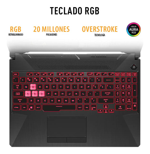 Laptop Asustuf Gaming F15 I5 8gb 512gb 3050 Ti + Mochila