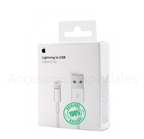 Cable Usb iPhone 5,6,7 Original Lightning Usb En Caja