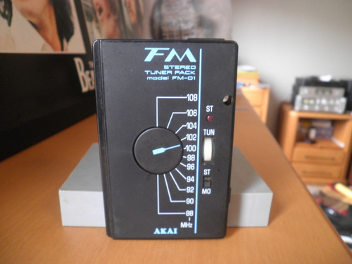 Fita K7 Cassete Rádio Fm Akai Model Fm-01 Made Japan
