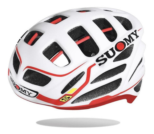 Casco Bicicleta Profesional Ciclismo Suomy Gun Windline Team Color Blanco Talle L