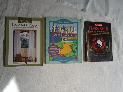 Lote De 3 Libros Fisicos Sobre Feng-shui . Varios Autores