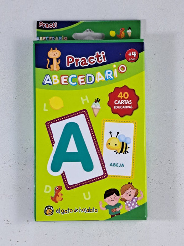Practi Abecedario - Mazo Con 40 Cartas Educativas Infantiles