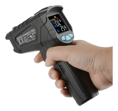 Pistola De Temperatura Láser Infrarrojo Digital Mestek Ir01