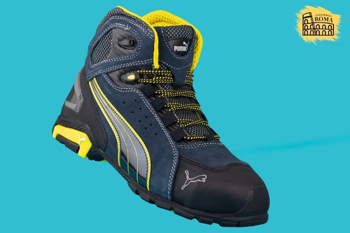Bota Industrial Con Casquillo De Aluminio Puma 63.223.4 Azul | Meses sin  intereses