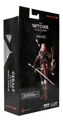 Figura The Witcher Geralt Of Rivia Mcfarlane Wild Hunt Serie