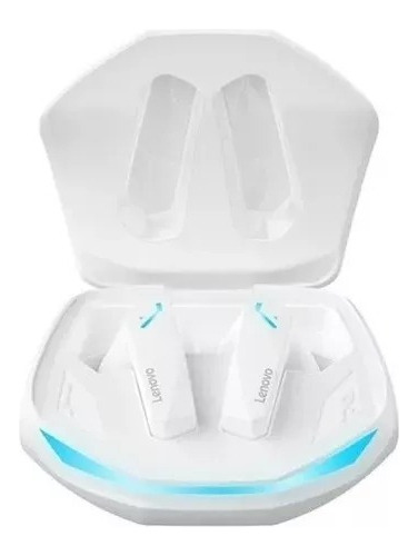 Auriculares Bluetooth para jugadores de Lenovo, color blanco, azul, color claro