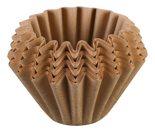 50 Piezas De Filtros De Café Con Forma De Cesta De Papel Par
