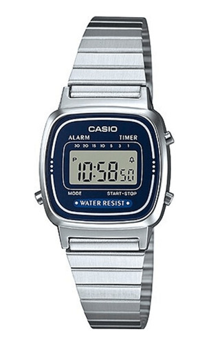 Reloj Casio La-670wa Vintage Retro Crono Timer Alarma Wr