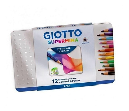 Set Lapices De Colores Giotto Supermina X12 Unidades