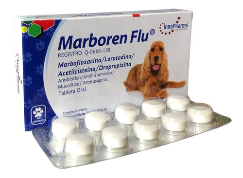 Marboren Flu 10 Tabletas - Innopharma