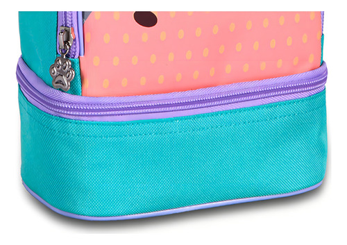Lancheira térmica escolar Clio Pets zebra colorido infantil