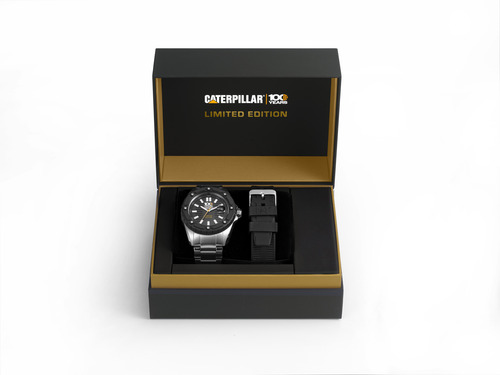 Reloj Caterpillar Hombre Shockmaster 100 Años Sts714811121 Silver Negro Negro