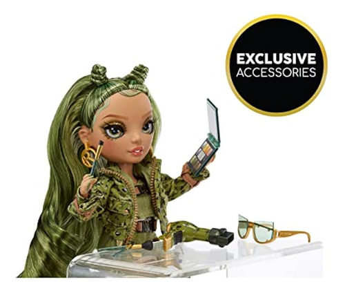 Muñeca Olivia Woods Traje Camuflaje Juguete Rainbow High ;o