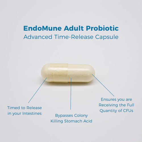 Endomune Advanced Adult Multi-strain Probiotic Supplement Wi