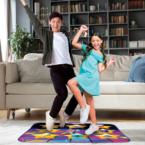 Tapete De Baile Electrónico Bluetooth Con Luces 6 Modos