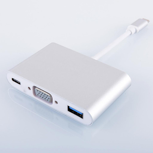 Nuevo Type-c A Vga Pd Usb Hub Adaptador Dock Para Portátil