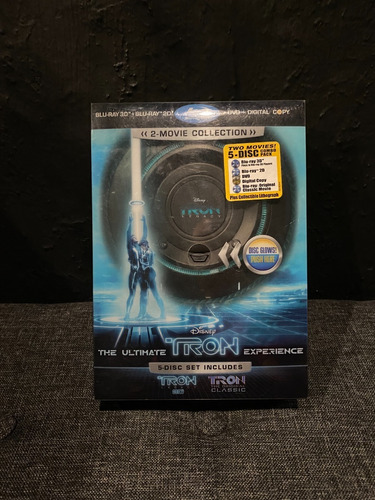 The Ultimate Tron Experience - 5 Discos Blu-ray Ultrararo