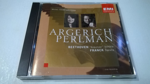 Beethoven Franck Sonatas, Argerich Perlman Cd 1999 Nuevo Usa