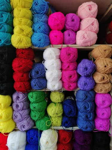Pack De 10 Ovillo Lana De 100 Gr Para Tejer Color A Eleccion