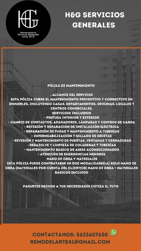Servicio De Mantenimiento Industrial Y Residencial