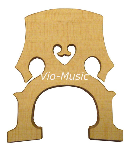 3 4  Puente Para Violonchelo Madera Arce Laser Cut