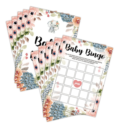 Baby Shower  Bingo Revelacion Genero Para Decoracion