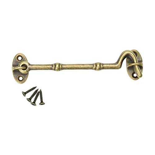 Hook And Eye Latch Door Lock Copper Antique Privacy Doo...