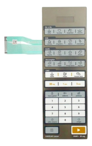Membrana Compatível Com Midea Mtae41/mtae42espel25l/30l Tnd