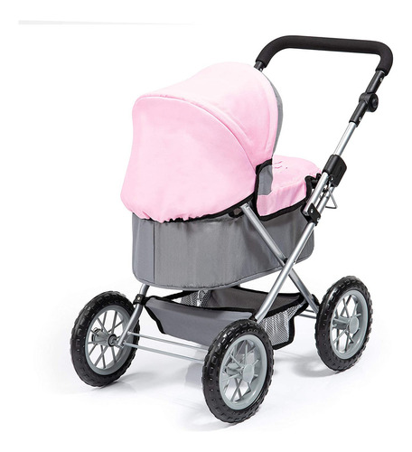 Bayer Design Baby Doll Trendy Pram En Gris/rosa