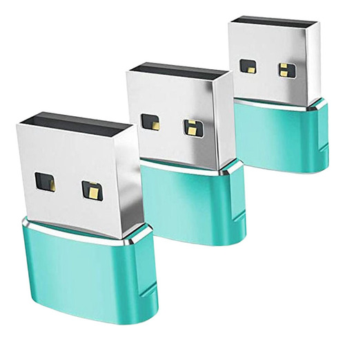 6 Convertidor Rápido De Enchufe Adaptador Tipo.1 A Usb
