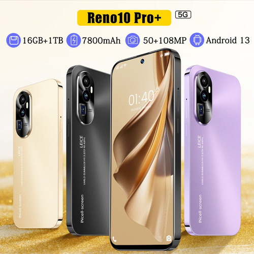 Smartphone Android Barato Reno10 Pro 7.3 16 Gb+1 Tb+tf128 Gb